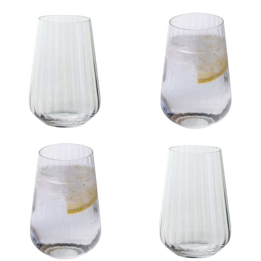 Dartington Cheers! Optic Set of 4 Tall Tumblers